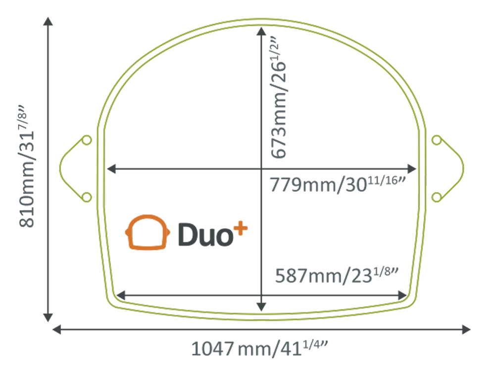 Stiltz Duo+ Footprint